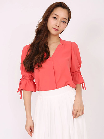 キャンディースリーブブラウス