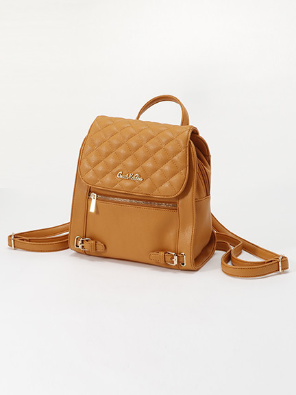 キルティングベルテッドリュック