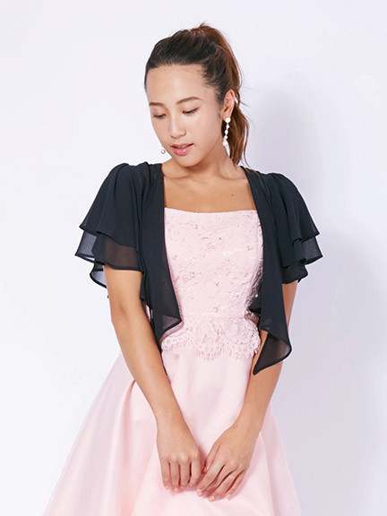 ティアードフレアケープ