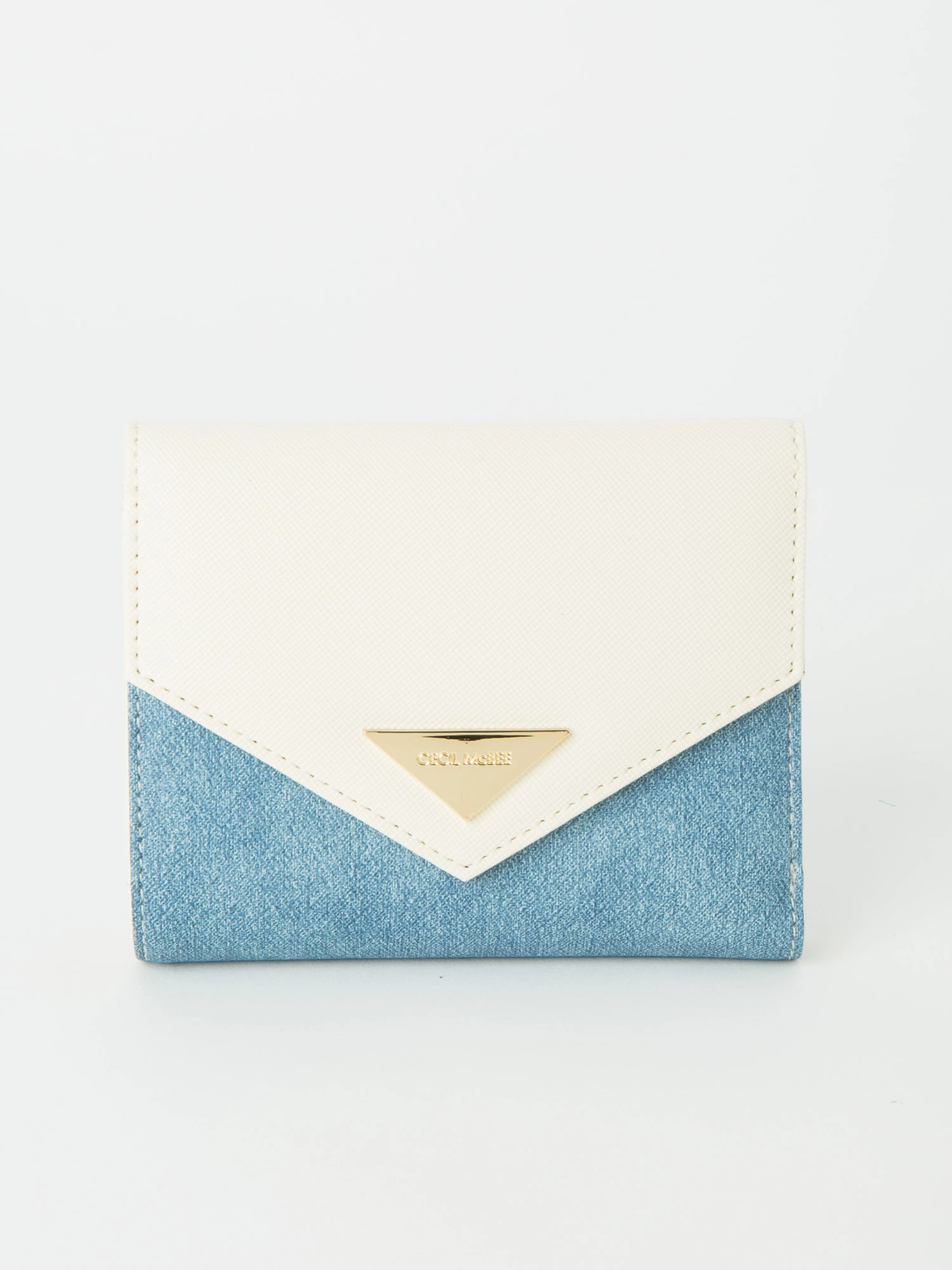 レター型三つ折小財布