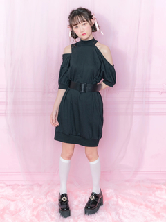 ワンショルダーベルト付きカットOP