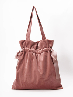 パールロゴサイドリボントート