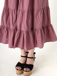 ティアードロングワンピース