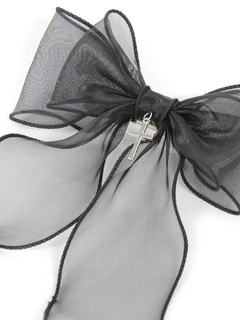 オーガンジーリボンバレッタ