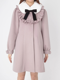 ラウンドヨークAラインコート