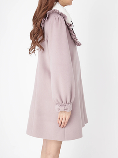 ラウンドヨークAラインコート