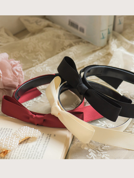 ドーリーリボンカチューシャ(オフホワイト)