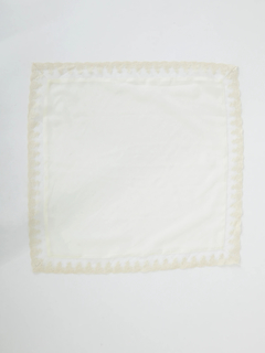 レーススカーフ付き前開きワンピース