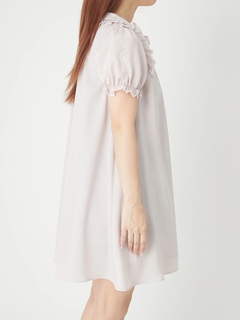 ドットチュールヨークベビードールワンピース