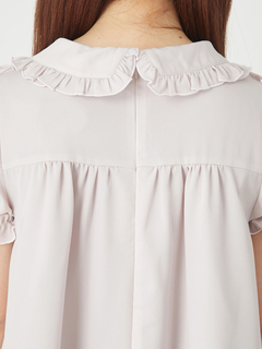 ドットチュールヨークベビードールワンピース