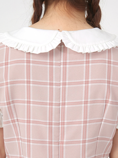 チェック柄SET/UP風パフOP