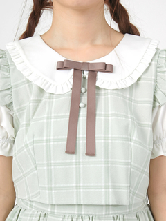 チェック柄SET/UP風パフOP