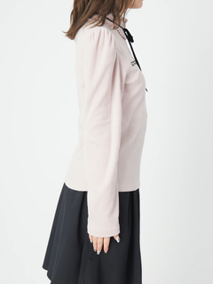 ロゴ刺繍テレコプルオーバー