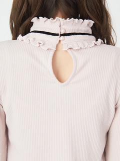 ロゴ刺繍テレコプルオーバー