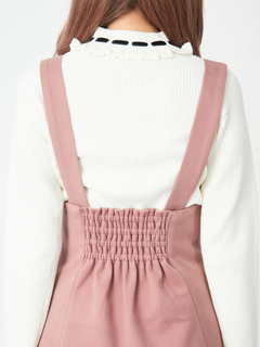 サスペンダーハイウエストフレアSK