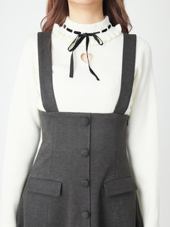 サスペンダーハイウエストフレアSK