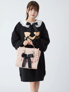 リボンビジュー3WAY合皮BAG