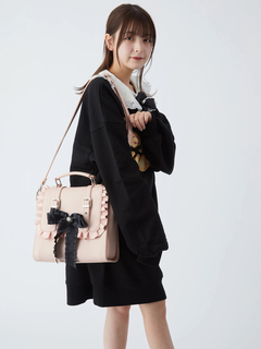リボンビジュー3WAY合皮BAG