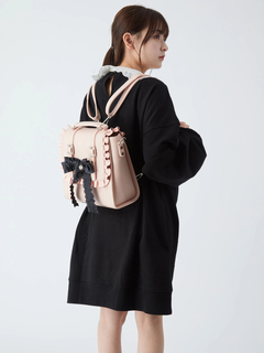 リボンビジュー3WAY合皮BAG