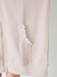 ロゴリボン付きうさ耳パーカー