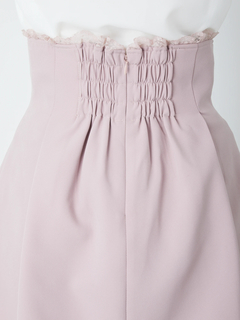 スクエアビジューハイウエストスカート