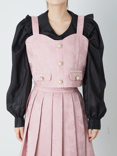 ジャガードビスチェ