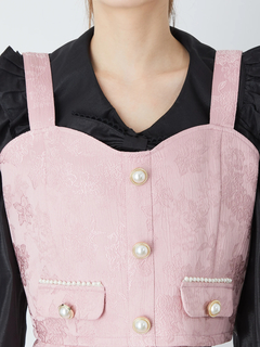 ジャガードビスチェ