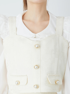 ジャガードビスチェ