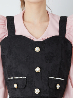 ジャガードビスチェ