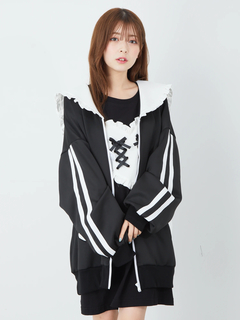 ジャージセーラーパーカー