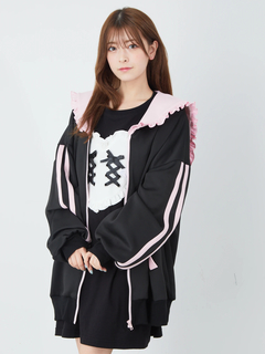 ジャージセーラーパーカー