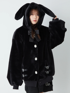 ゴシックうさみみファーコート