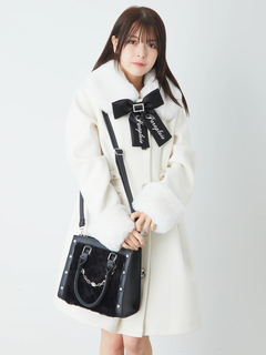 ビジューファー合皮Bag