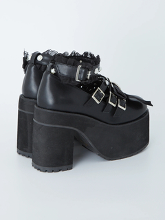 ハートリボン厚底シューズ