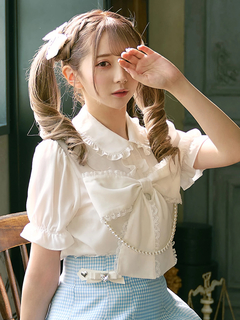 Bigリボンブラウス