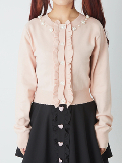 ビジューコンパクトカーデ