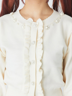 ビジューコンパクトカーデ