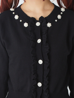 ビジューコンパクトカーデ