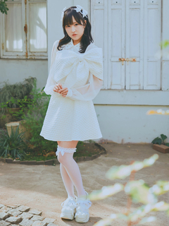 ふくれジャガードリボンビスチェ