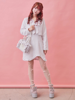 ツイードワンピース&ジャケットSET