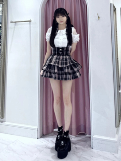 ホルターネックティアードスカパン