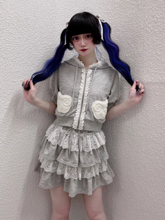 天使のチャーム裏毛スカート