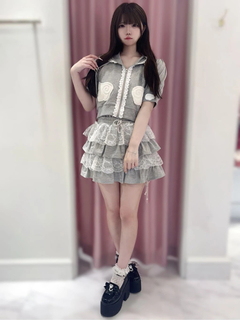 天使のチャーム裏毛スカート