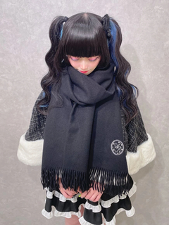 ネコちゃんキラキラツイードポンチョ