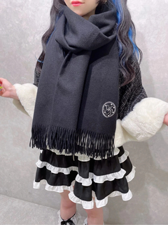 ネコちゃんキラキラツイードポンチョ