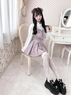 【お姫様に】おリボンキラキラツイードセットアップ