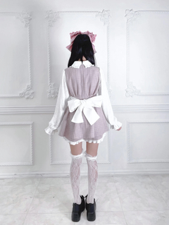 【お姫様に】おリボンキラキラツイードセットアップ