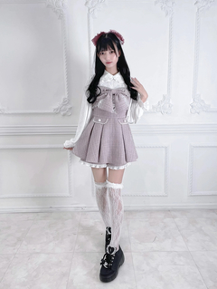 【お姫様に】おリボンキラキラツイードセットアップ