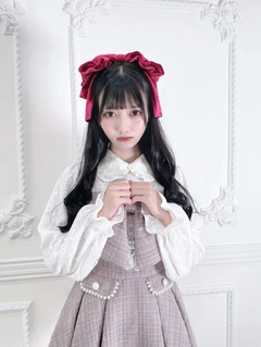 【お姫様に】おリボンキラキラツイードセットアップ