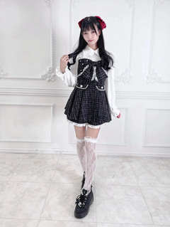 【お姫様に】おリボンキラキラツイードセットアップ